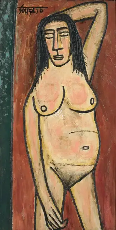 Souza, F.N. (Artist). Untitled, 1956 | Painting