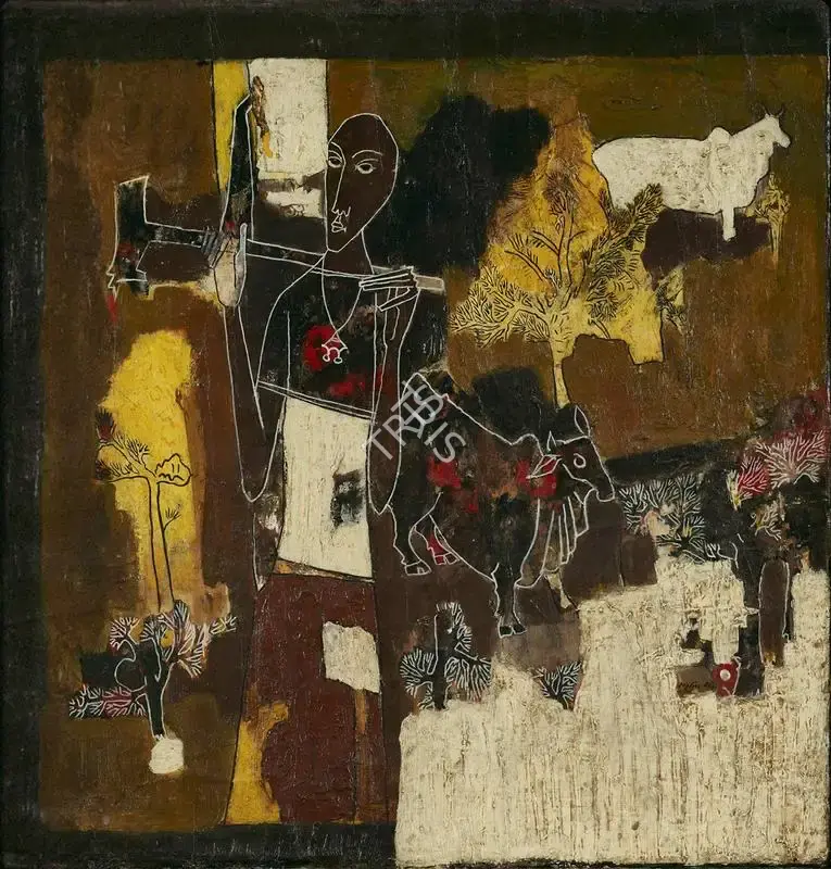Dave, Shanti (Artist). Untitled, c.1950 | Painting