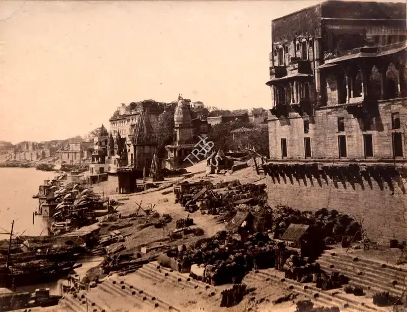 Sache, John Edward (Photographer). Benares - Seven views in Agra, Benares and elsewhere. Albumen print pasted on mount, c.1875 | Antiquarian Photograph | Photography | 00116253
