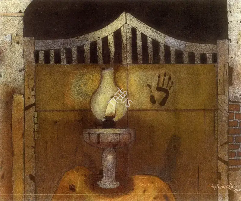 Pyne, Ganesh (Artist). The Gate, 2004 | Painting