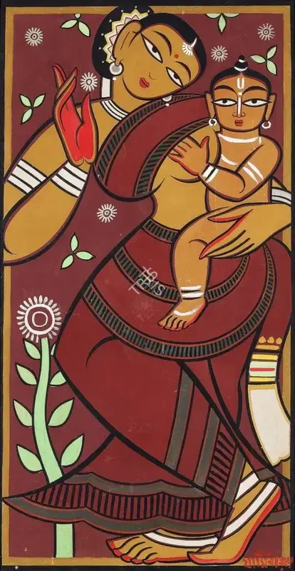 Roy, Jamini (Artist). Untitled, n.d. | Painting
