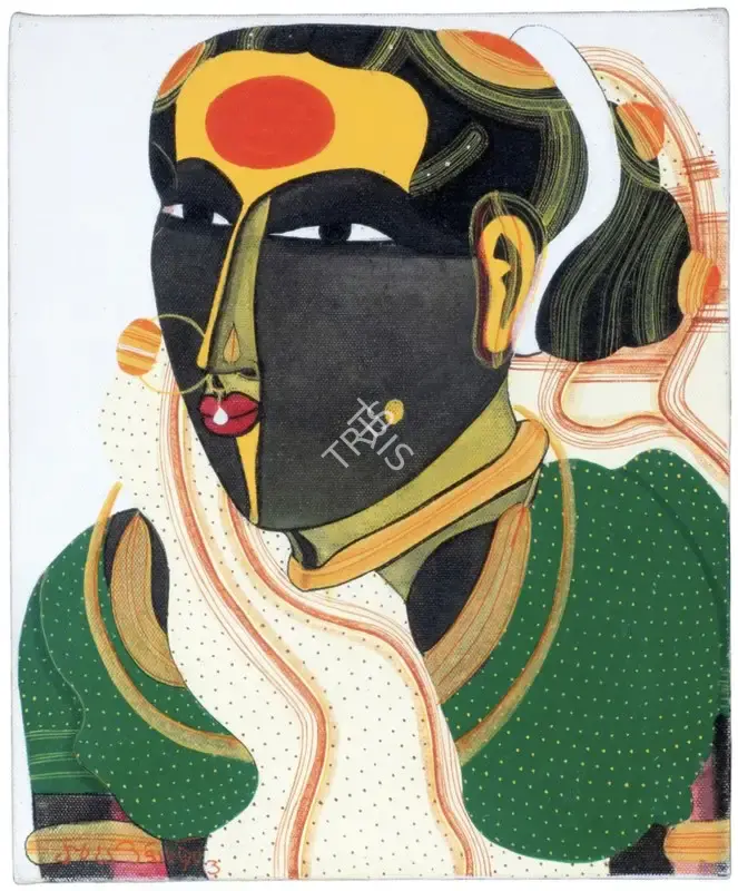 Vaikuntam, Thota (Artist). Untitled. Acrylic on canvas, 2003 | Painting | EconomicsArt | 00870631