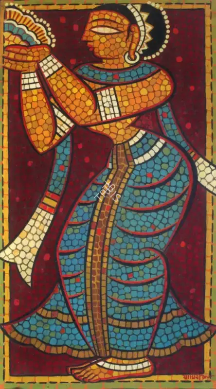 Roy, Jamini (Artist). Pujarini, n.d. | Painting