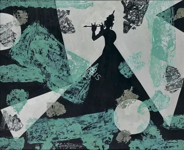 Bhattacharya, Sanjay (Artist). Untitled. Oil on canvas, 2012 | Painting | FineArts | 00641465