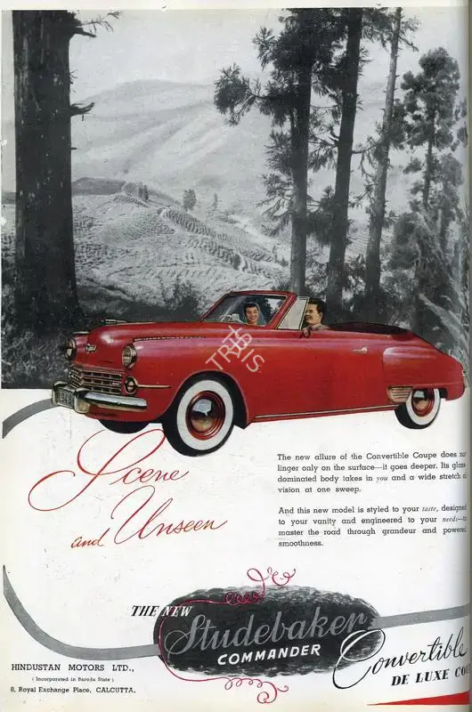 Hindustan Motors (Advertiser). Seen and Unseen, 1948 | Advertisement