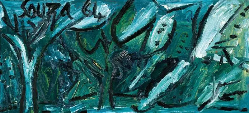 Souza, F.N. (Artist). Untitled, 1964 | Painting