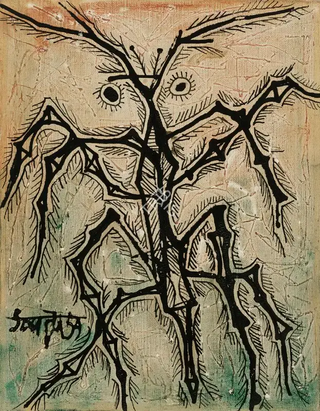 Souza, F.N. (Artist). Insect, 1959 | Painting