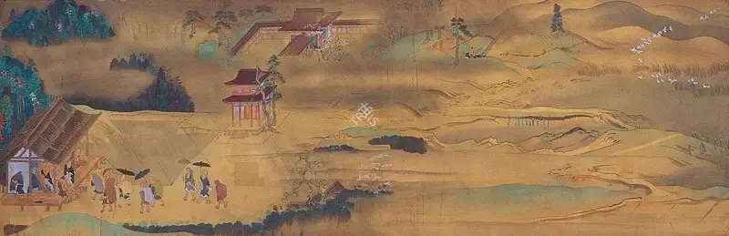 Shekhawat, Kripal Singh (Artist). Japanese Landscape (scroll). Opaque watercolour and Chinese ink on silk, late 1950s | Painting | FineArts | 00371564
