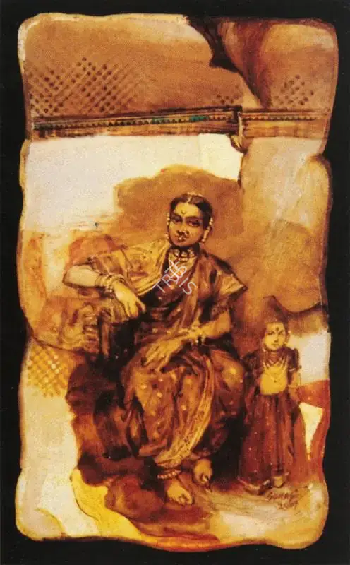 Bahulkar, Suhas (Artist). Lost Paradise VI. Acrylic and gold leaf on wood, n.d. | Painting | FineArts | 00372068