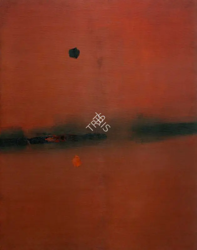 Gaitonde, V.S. (Artist). Untitled. Oil on canvas, 1961 | Painting | FineArts | 00546699