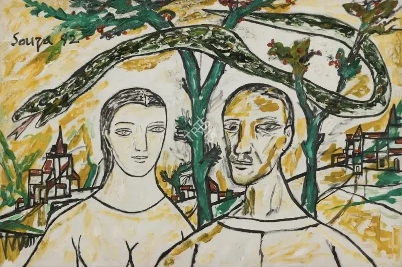 Souza, F.N. (Artist). Untitled, 1992 | Painting