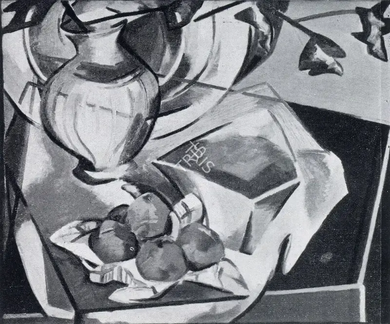 Sabavala, Jehangir (Artist). White Pottery. n.d. | Marg, April 1953 | Painting | FineArts | 00673952
