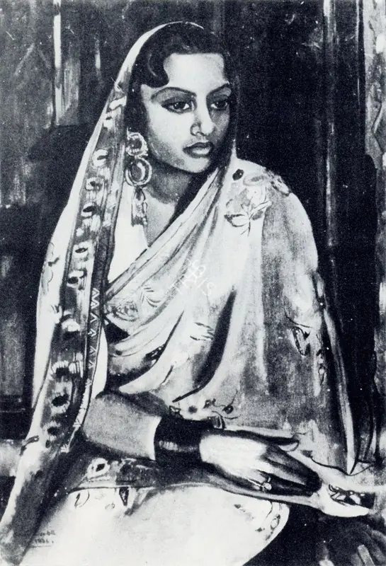 Sher-Gil, Amrita (Artist). Portrait of Joji. 1936 | Marg, March 1972 | Painting | FineArts | 00674447