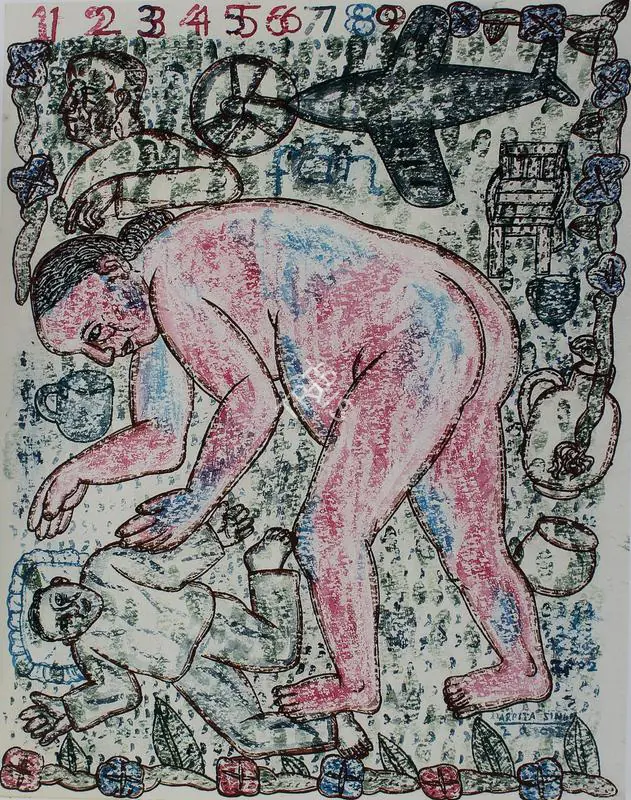 Singh, Arpita (Artist). Untitled, 2002 | Drawing