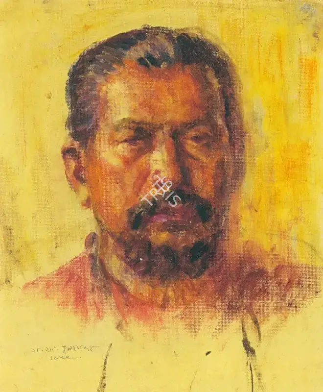 Haldankar, G.S. (Artist). Portrait. Oil on board, 1959 | Painting  | 00877676