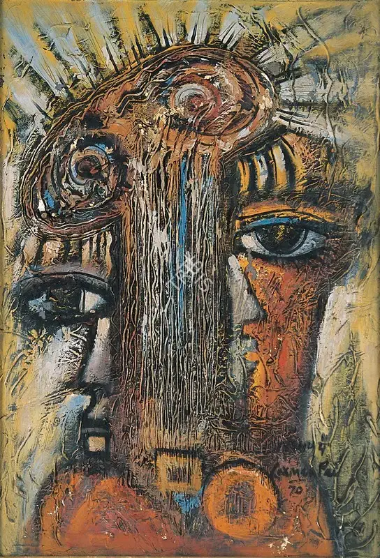 Pai, Laxman (Artist). Mushroom, 1970 | Painting