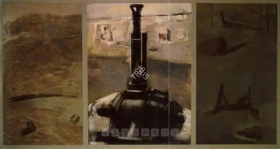 Sharma, Nataraj (Artist). Road Maker, 1995-1998 | Painting
