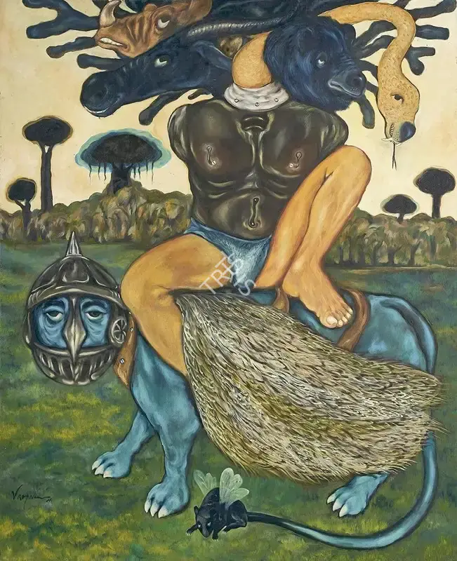 Naik, Viraj (Artist). King Panther, 2006 | Painting