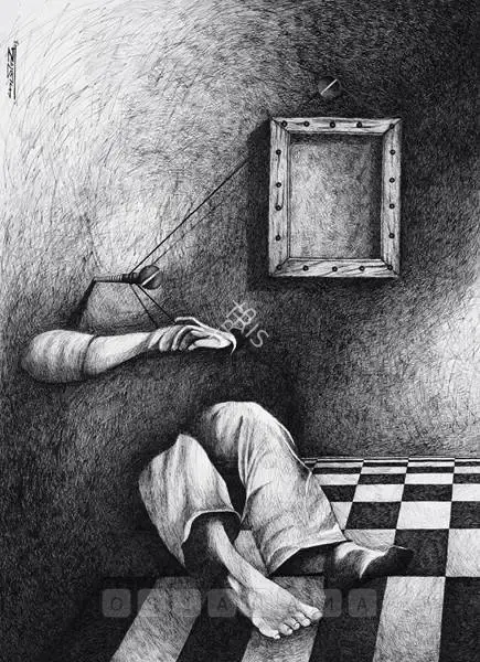 Chaturvedi, P.N. (Artist). The Day After Today, 2003 | Drawing