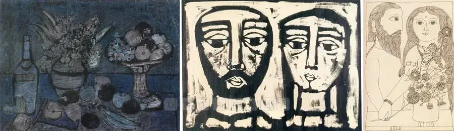 Narayan, Badri (Artist). Untitled, n.d. | Drawing