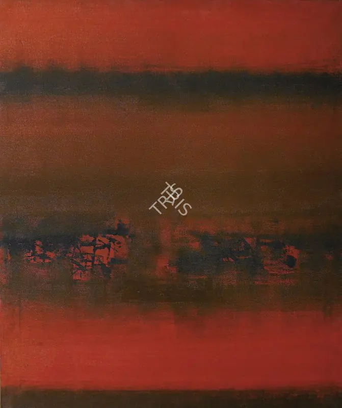 Gaitonde, V.S. (Artist). Untitled. Oil on canvas, 1963 | Painting | FineArts | 00331272