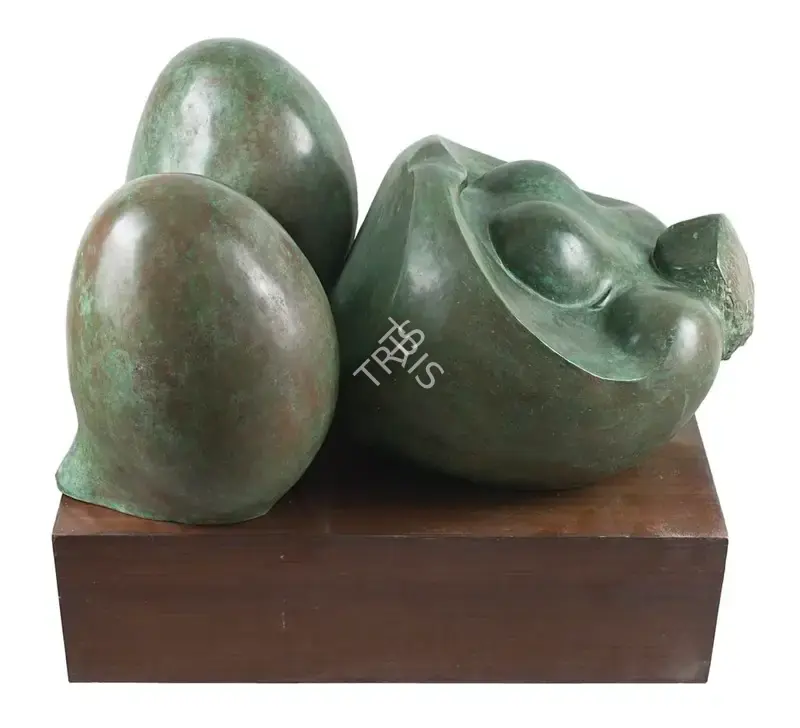 Dasgupta, Prodosh (Artist). Untitled (Suryamukhi). Bronze, Edition 5/5, 1978 | Sculpture | FineArts | 00642241