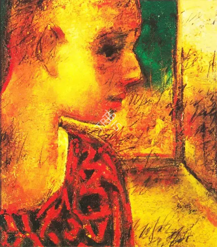Achrekar, Sujata (Artist). Untitled. Oil on canvas, n.d. | Painting | FineArts | 00372092