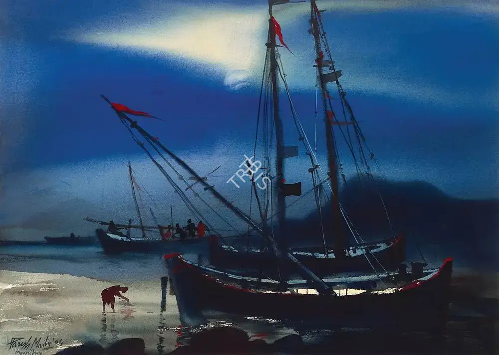 Maity, Paresh (Artist). Untitled, 2004 | Painting