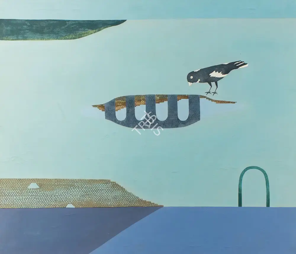 Barwe, Prabhakar (Artist). Reflection, 1981 | Painting