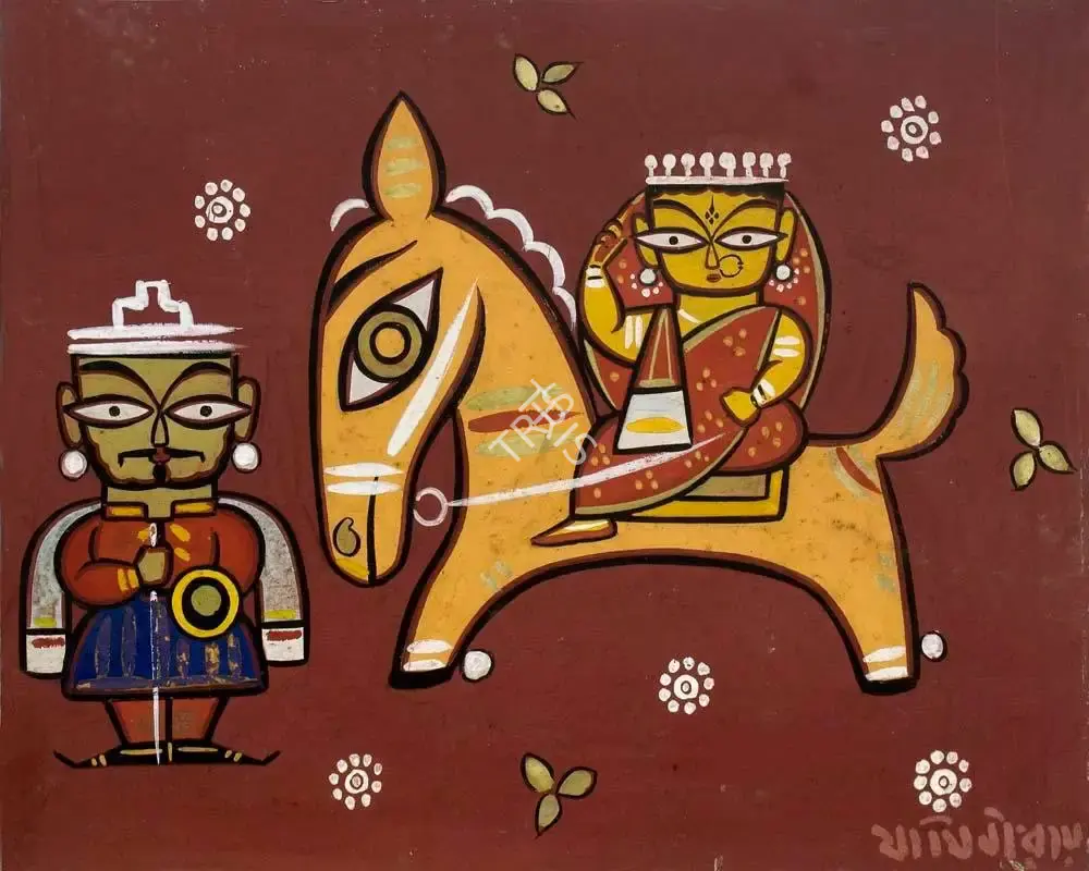 Roy, Jamini (Artist). Untitled, n.d. | Painting