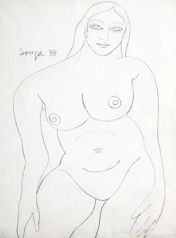 Souza, F.N. (Artist). Untitled, 1988 | Drawing & Sketch