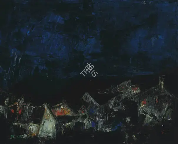 Raza, S.H. (Artist). Untitled, 1957 | Painting