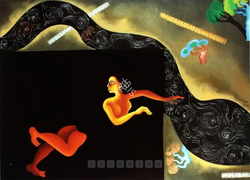 Caur, Arpana (Artist). Sohni Mahawal, 1999-2000 | Painting