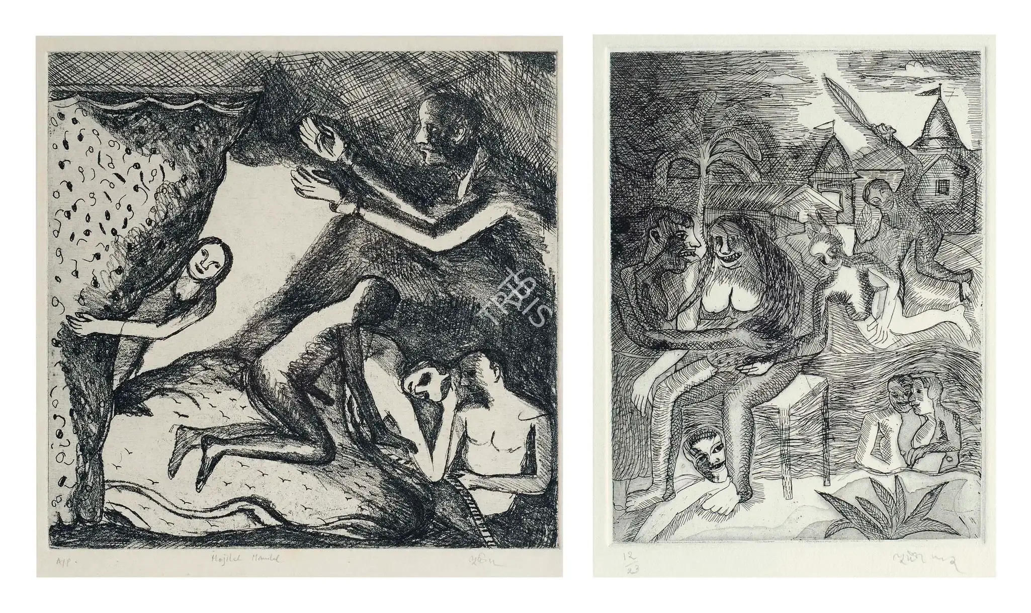 Khakhar, Bhupen (Artist). Mojilal Manilal, n.d. | Graphic Art