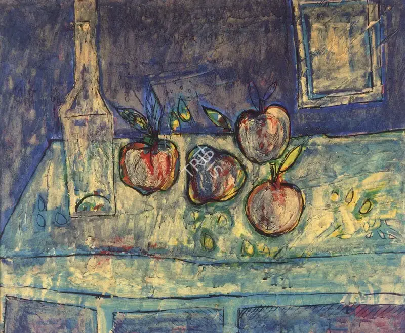 Souza, F.N. (Artist). Still Life, 1963 | Painting
