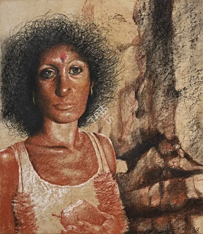 Bhattacharjee, Bikash (Artist). Untitled, 1988 | Painting