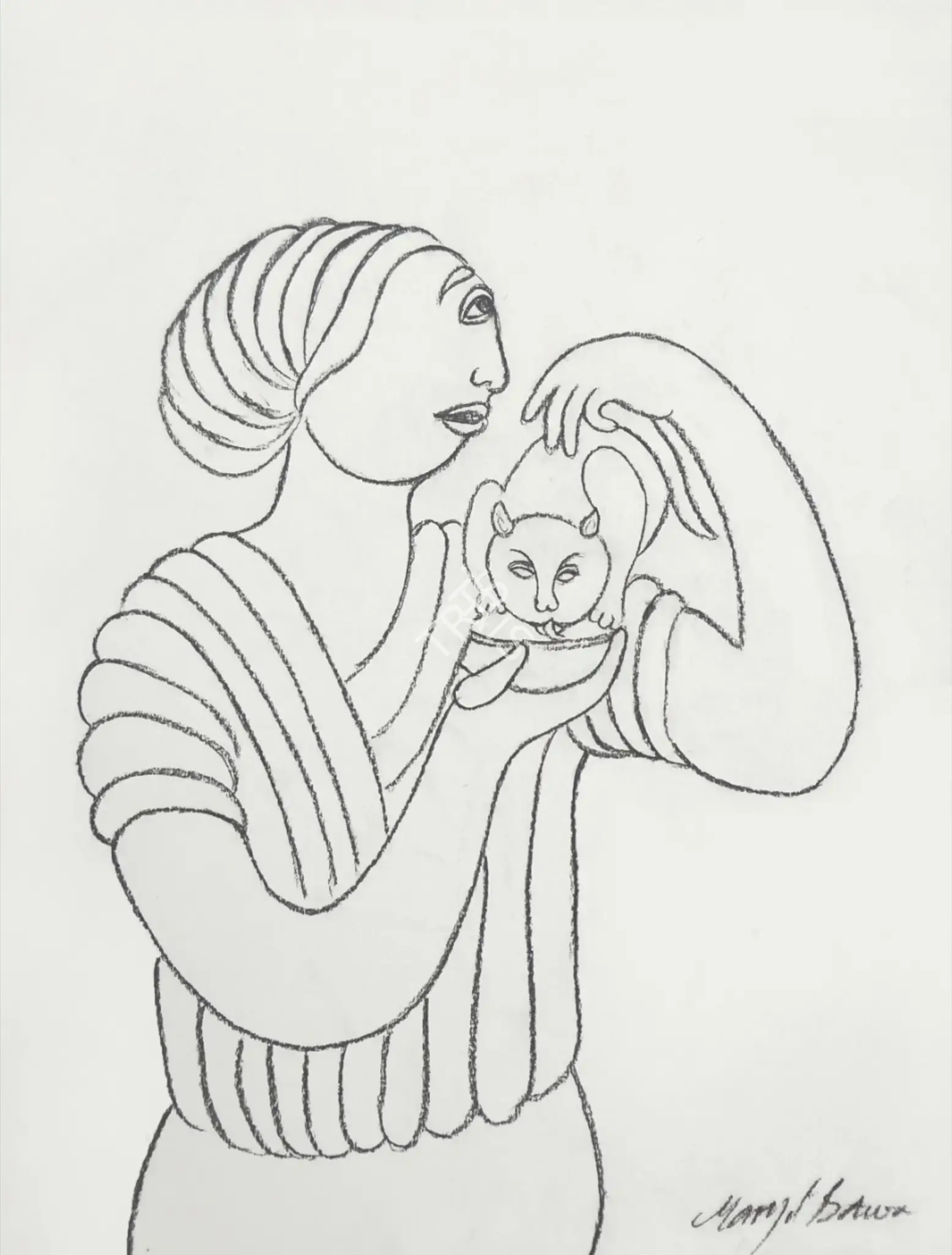 Bawa, Manjit (Artist). Untitled, n.d. | Drawing