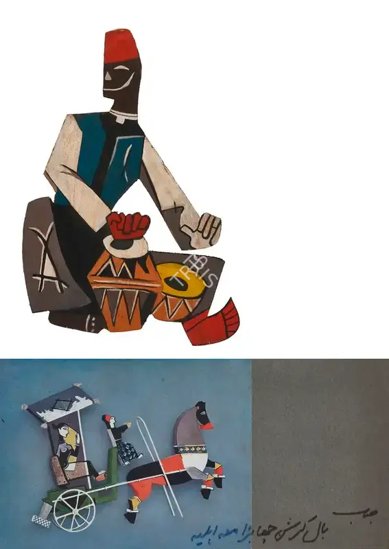 Husain, M.F. (Artist). Untitled (Tabalchi), c. late 1950s | Painting