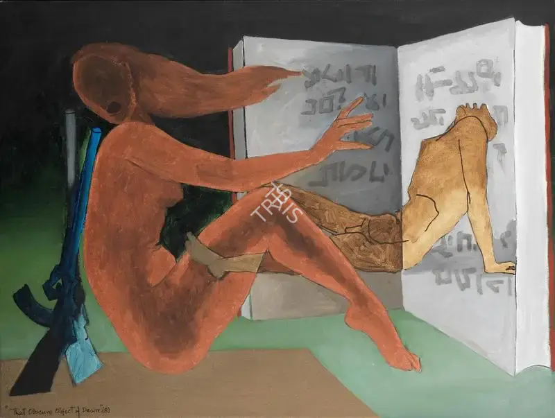 Husain, M.F. (Artist). That Obscure Object of Desire 8, n.d. | Painting