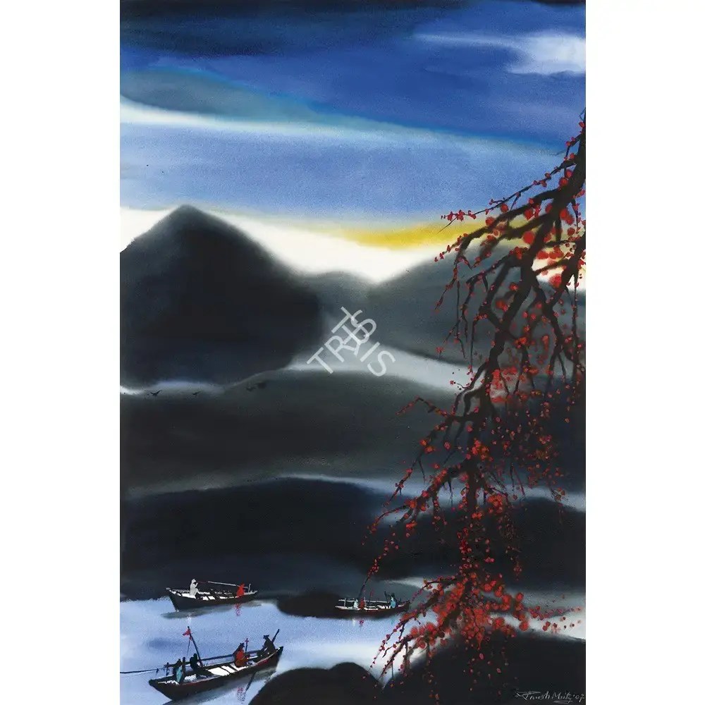 Maity, Paresh (Artist). The Blossoms, 2007 | Painting
