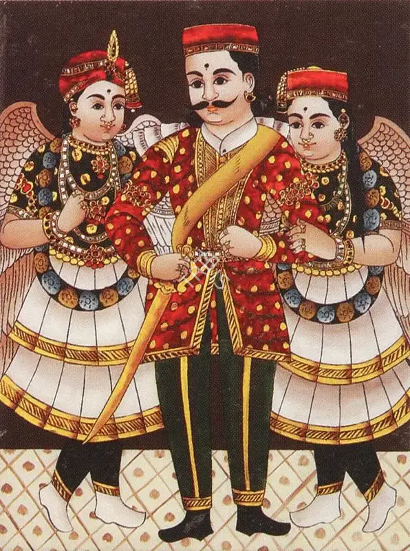 Tanjore School (Artist). Nawab and Attendants, n.d. | Painting