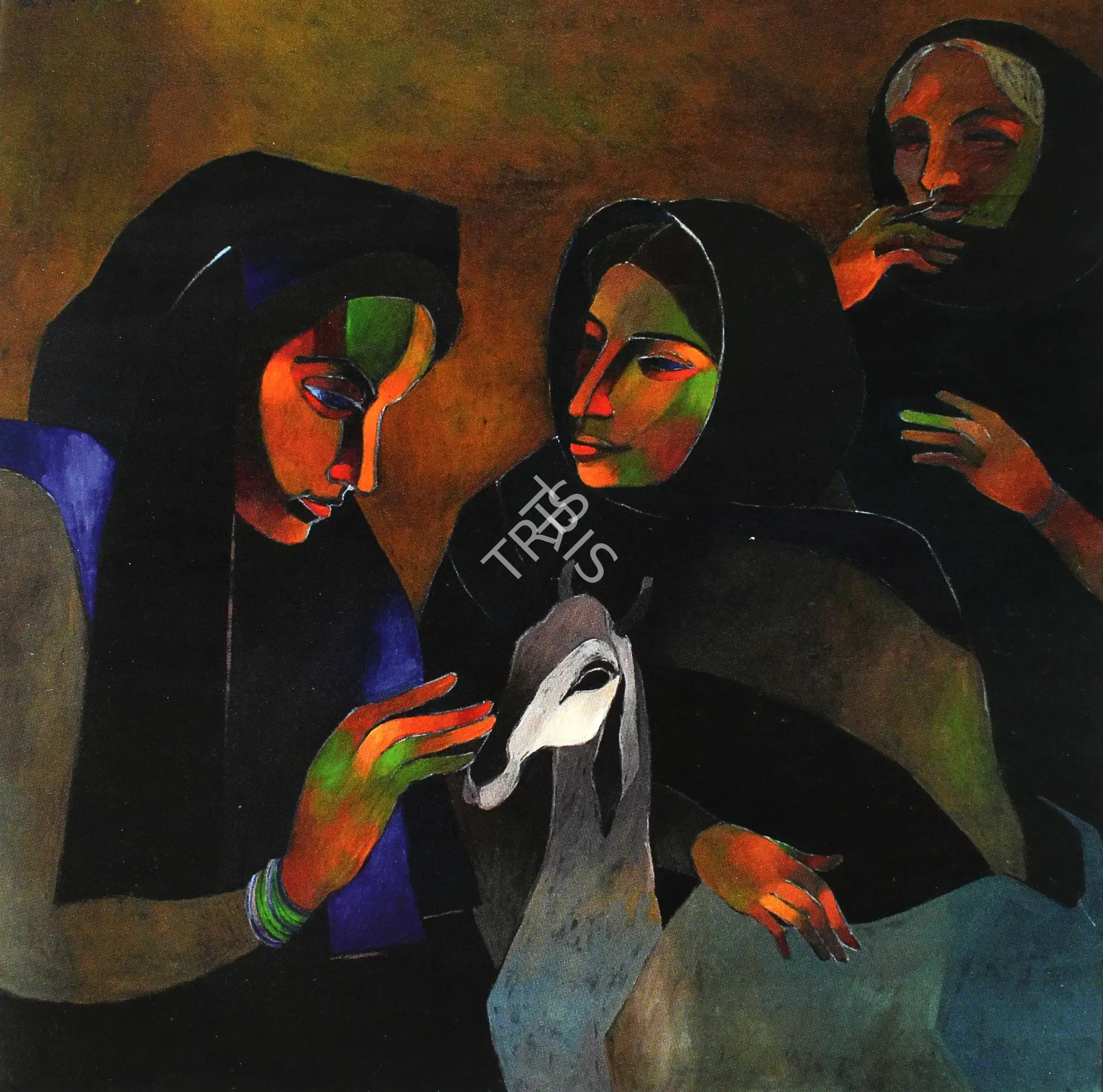 Sengupta, Niren (Artist). She. Oil on canvas, 2004 | Painting | FineArts | 00901162