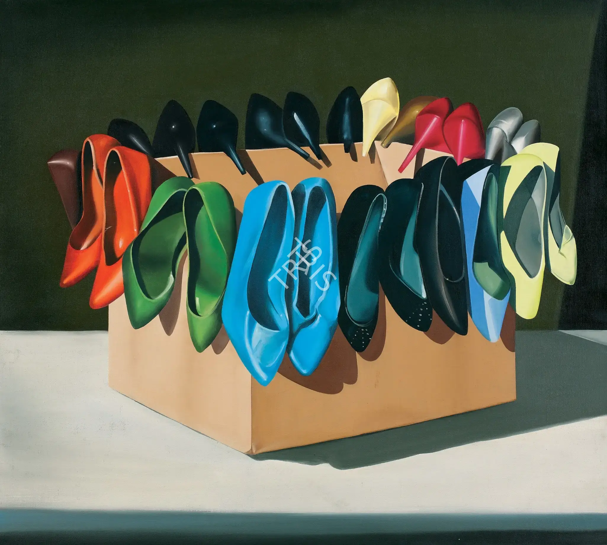 Natesan, Shibu (Artist). Flower (Still Life), 2004 | Painting