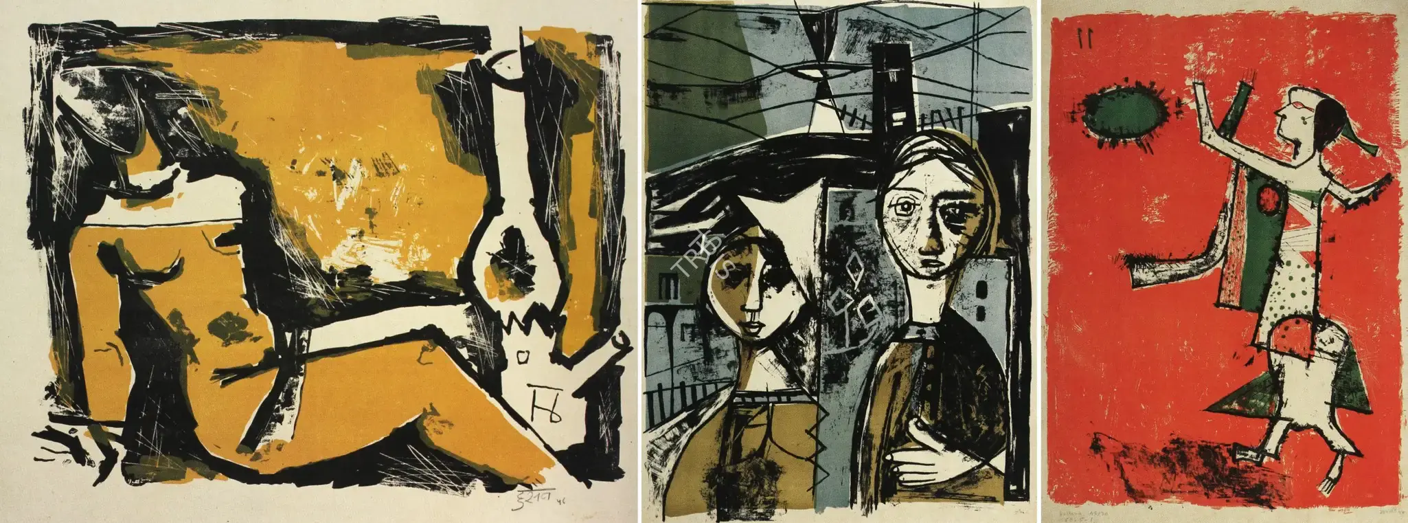 Husain, M.F. (Artist). Untitled, n.d. | Graphic Art
