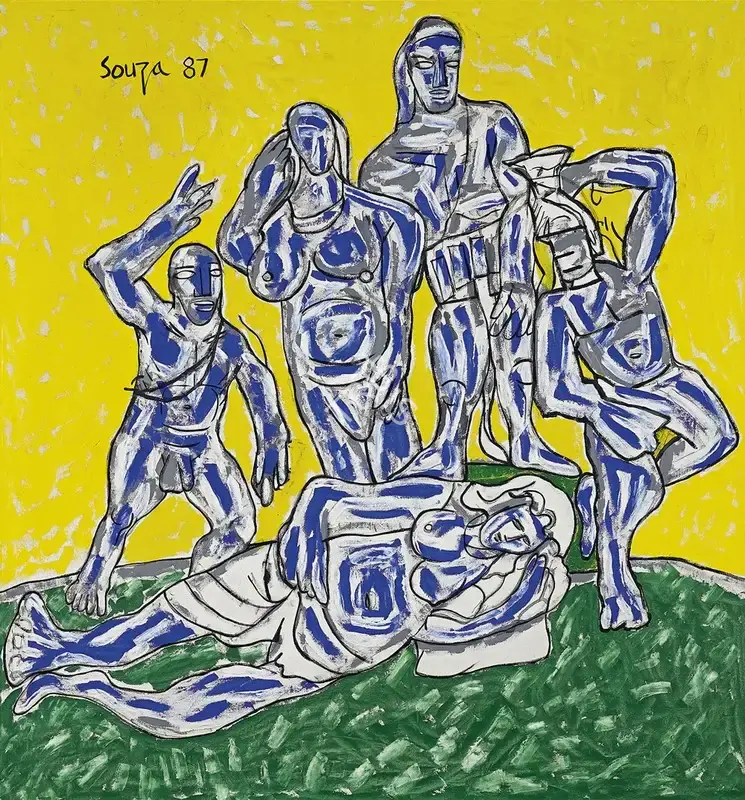 Souza, F.N. (Artist). Etruscan Group, 1987 | Painting