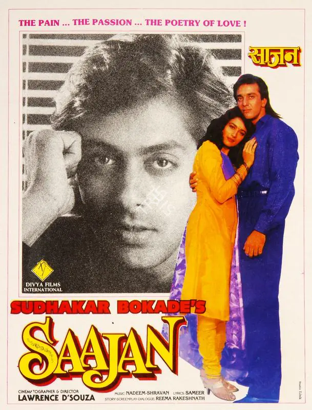 Bokade, Sudhakar (Producer), Saajan, 1991 | Song-Synopsis Booklet | CinemaEducation | 00779652