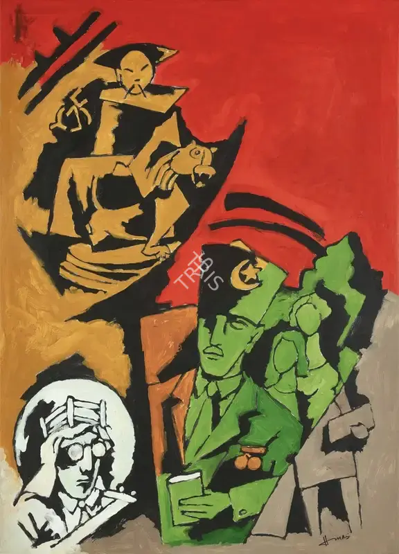 Husain, M.F. (Artist). OPCE 8, 2004 | Painting