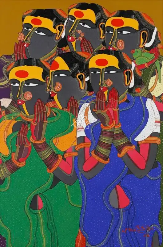 Vaikuntam, Thota (Artist). Untitled. Acrylic on canvas, 2014 | Painting  | 00867524