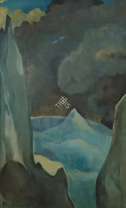 Sanyal, B.C. (Artist). Untitled. Oil on canvas, n.d. | Painting | FineArts | 00336602