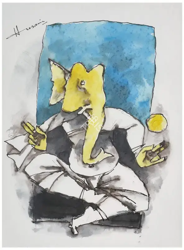 Husain, M.F. (Artist). Untitled, n.d. | Painting